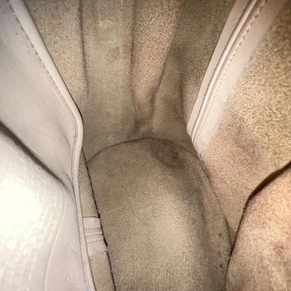 Vintage Coach Pocket Drawstring 4020 Crossbody Bag Bone Pre 94 USA - Picture 9 of 12